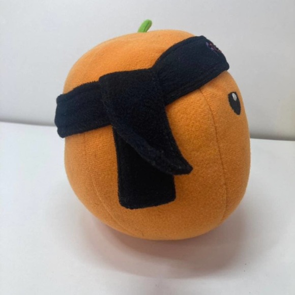 Fruit Ninja Orange 5" Plush 2011 Nanco Stuffed Animal Toy Warrior Game - Picture 9 of 9